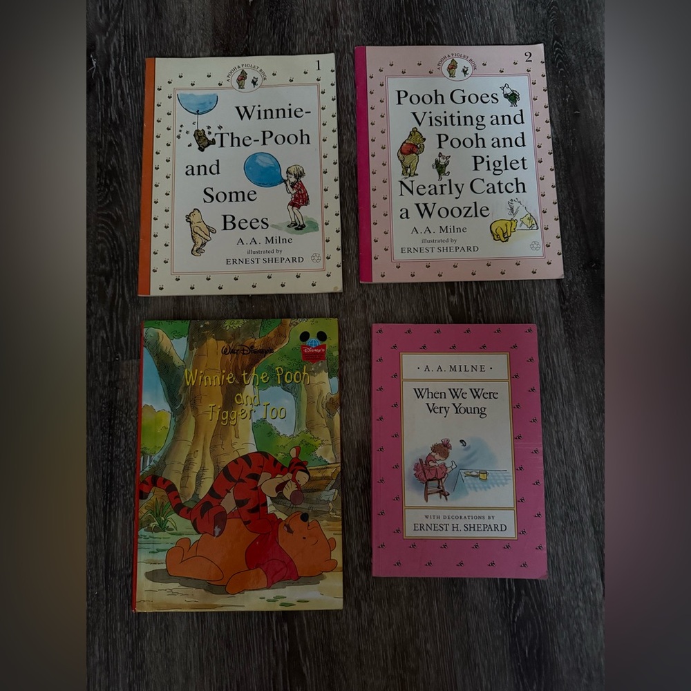 Lot of 4 Winnie The Pooh Books